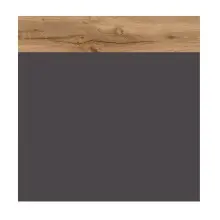 Midischrank >Pienza< in Grau-matt - 40x130x35cm (BxHxT)