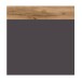 Midischrank >Pienza< in Grau-matt - 40x130x35cm (BxHxT)