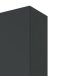 Midischrank >Pienza< in Grau-matt - 40x130x35cm (BxHxT)