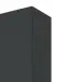 Midischrank >Pienza< in Grau-matt - 40x130x35cm (BxHxT)