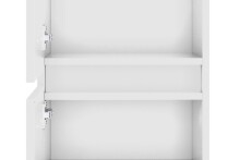 Midischrank >Pienza< in weiß-matt - 40x130x35cm (BxHxT)