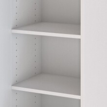Midischrank >Pienza< in weiß-matt - 40x130x35cm (BxHxT)