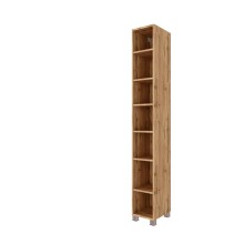 Badregal >Livorno< in Wotan-Eiche - 25x180x35cm (BxHxT)