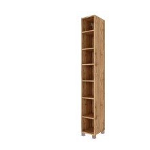 Badregal >Livorno< in Wotan-Eiche - 25x180x35cm (BxHxT)