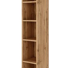 Badregal >Livorno< in Wotan-Eiche - 25x180x35cm (BxHxT)