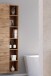 Badregal >Livorno< in Wotan-Eiche - 25x180x35cm (BxHxT)