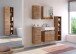 Badregal >Livorno< in Wotan-Eiche - 25x180x35cm (BxHxT)