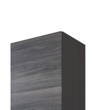 Hochschrank >Arezzo< in Eiche Rauchsilber Nachbildung - 40x180x35cm (BxHxT)