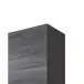 Hochschrank >Arezzo< in Eiche Rauchsilber Nachbildung - 40x180x35cm (BxHxT)