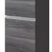 Hochschrank >Arezzo< in Eiche Rauchsilber Nachbildung - 40x180x35cm (BxHxT)