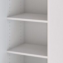 Seitenschrank >Garda< in Weiß-Matt - 40x180x35cm (BxHxT)