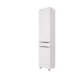 Seitenschrank >Garda< in Weiß-Matt - 40x180x35cm (BxHxT)