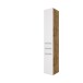 Hochschrank >Livorno< in weiß-matt - 30x180x35cm (BxHxT)