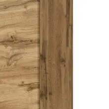 Hochschrank >Livorno< in Wotan-Eiche - 30x180x35cm (BxHxT)