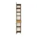 Hochschrank >Livorno< in Wotan-Eiche - 30x180x35cm (BxHxT)