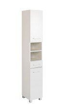 Hochschrank >Paris< in Weiß - 30x180x35cm (BxHxT)