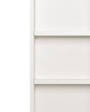 Hochschrank >Paris< in Weiß, Wotaneiche - 30x180x35cm (BxHxT)