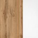 Hochschrank >Paris< in Weiß, Wotaneiche - 30x180x35cm (BxHxT)