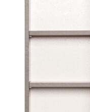 Hochschrank >Paris< in Graphitgrau, Wotaneiche - 30x180x35cm (BxHxT)