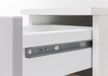 Hochschrank >Porta< in Hochglanz-Weiß - 30x180x35cm (BxHxT)