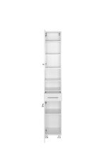 Hochschrank >Porta< in Hochglanz-Weiß - 30x180x35cm (BxHxT)