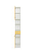 Hochschrank >Riga< in Gelb-Matt - 25x190x35cm (BxHxT)
