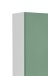 Hochschrank >Riga< in Grün-Matt - 25x190x35cm (BxHxT)