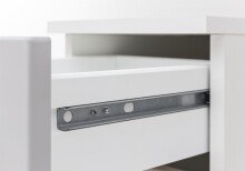 Hochschrank >Riga< in Hellgrau-Matt - 25x190x35cm (BxHxT)