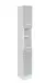 Hochschrank >Riga< in Hellgrau-Matt - 25x190x35cm (BxHxT)