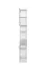 Hochschrank >Riga< in Hellgrau-Matt - 25x190x35cm (BxHxT)