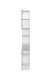 Hochschrank >Riga< in Hellgrau-Matt - 25x190x35cm (BxHxT)
