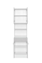 Hochschrank >Riga< in Hellgrau-Matt - 50x190x35cm (BxHxT)