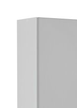 Hochschrank >Riga< in Hellgrau-Matt - 50x190x35cm (BxHxT)