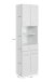 Hochschrank >Riga< in Hellgrau-Matt - 50x190x35cm (BxHxT)