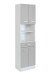 Hochschrank >Riga< in Hellgrau-Matt - 50x190x35cm (BxHxT)