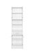 Hochschrank >Riga< in Weiß-Matt - 50x190x35cm (BxHxT)