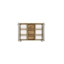 Schwebeboard >Livorno< in weiß-matt - 90x66x20cm (BxHxT)