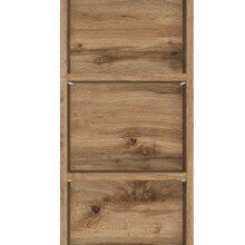 Schwebeboard >Livorno< in weiß-matt - 90x66x20cm (BxHxT)