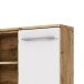 Schwebeboard >Livorno< in weiß-matt - 90x66x20cm (BxHxT)