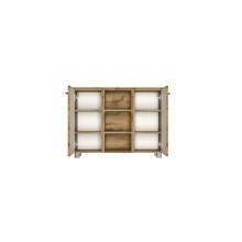 Schwebeboard >Livorno< in Wotan-Eiche - 90x66x20cm...