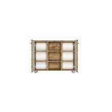 Schwebeboard >Livorno< in Wotan-Eiche - 90x66x20cm (BxHxT)
