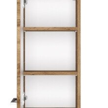 Schwebeboard >Livorno< in Wotan-Eiche - 90x66x20cm (BxHxT)