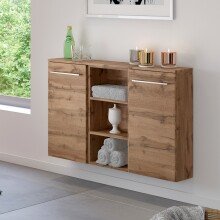 Schwebeboard >Livorno< in Wotan-Eiche - 90x66x20cm...