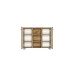 Schwebeboard >Livorno< in Wotan-Eiche - 90x66x20cm (BxHxT)