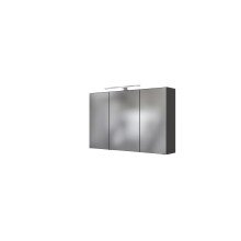 Spiegelschrank >Arezzo< in Graphit - 100x66x20cm...