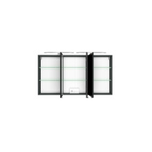 Spiegelschrank >Arezzo< in Graphit - 120x66x20cm (BxHxT)