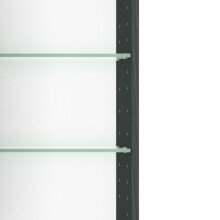 Spiegelschrank >Arezzo< in Graphit - 120x66x20cm (BxHxT)
