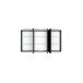 Spiegelschrank >Arezzo< in Graphit - 120x66x20cm (BxHxT)