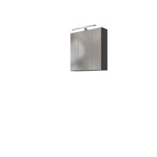 Spiegelschrank >Arezzo< in Graphit - 60x66x20cm (BxHxT)