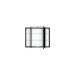 Spiegelschrank >Arezzo< in Graphit - 80x66x20cm (BxHxT)